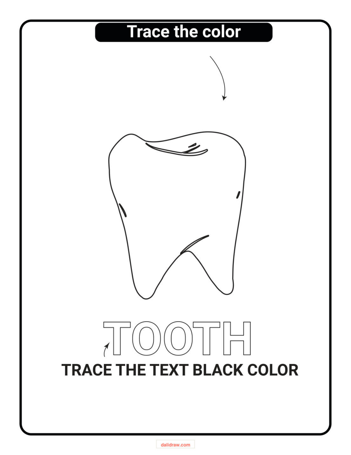 Trace and color activity page