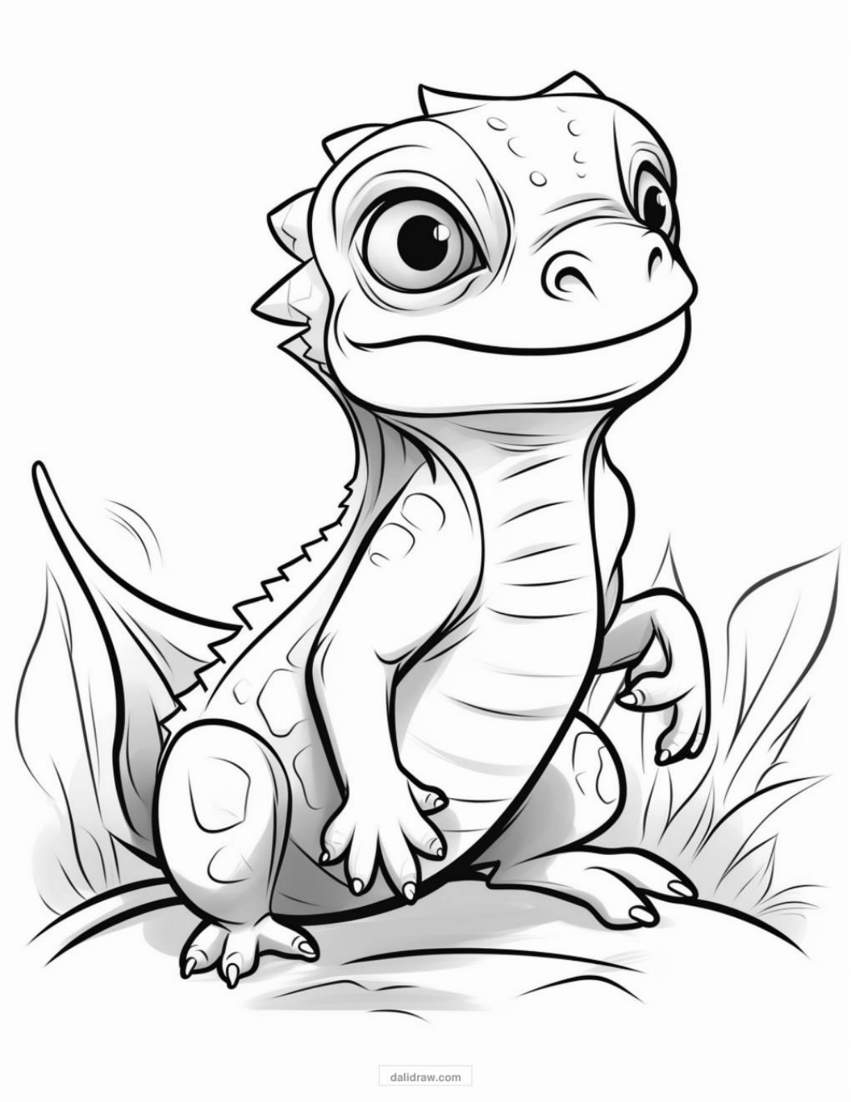 dinosaur coloring page