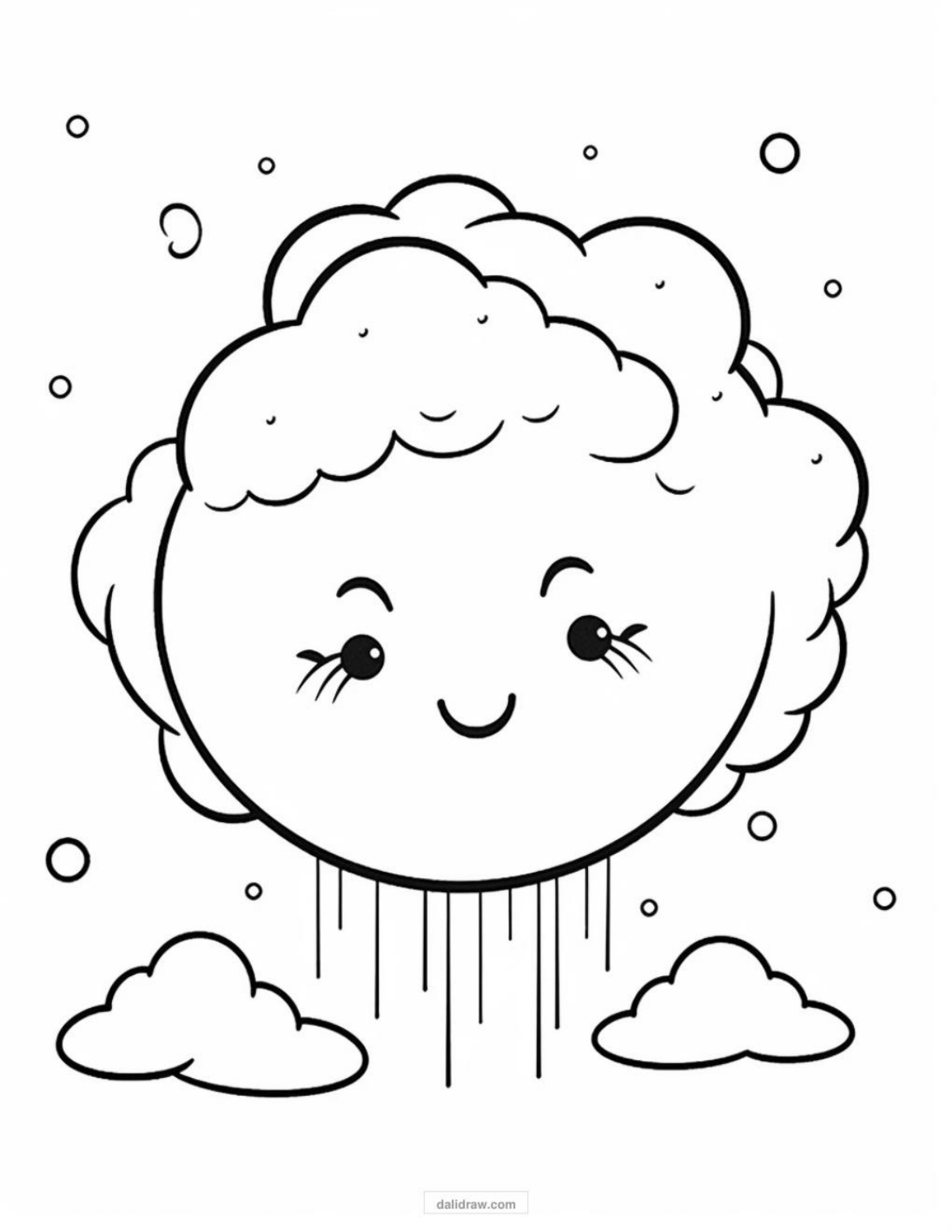 weather coloring page