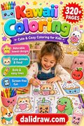 Kawaii Coloring Book cover