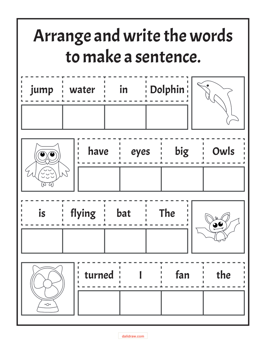 Jokes copywork page