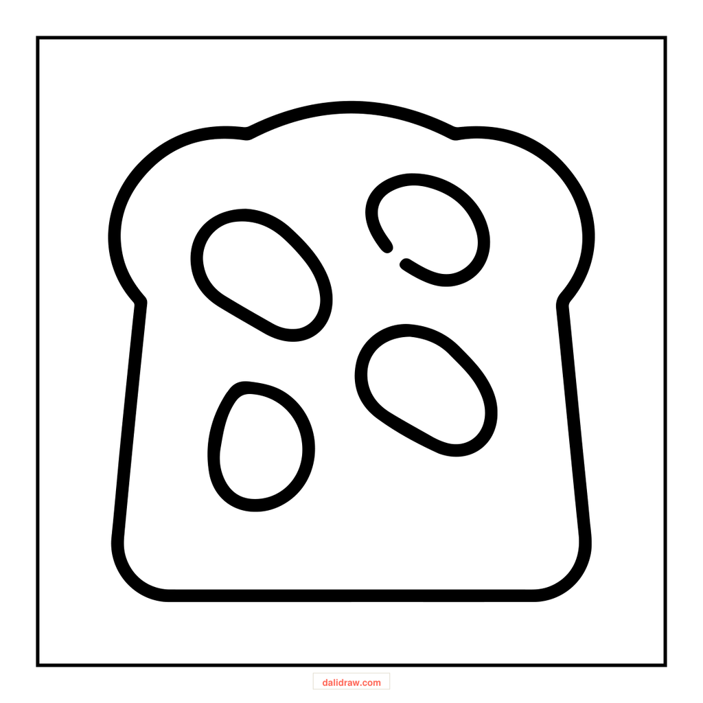 Cute things coloring page